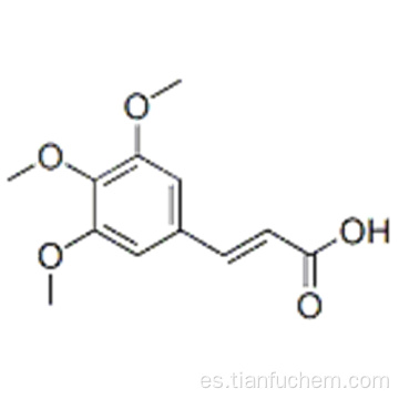 2-Propenoicacid, 3- (3,4,5-trimethoxyphenyl) - CAS 90-50-6